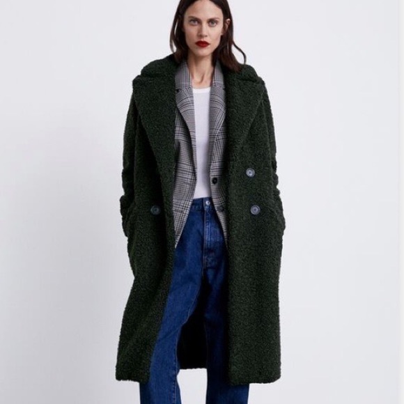 Zara Woman Outerwear Aw Teddy Coat In 